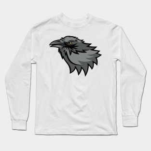 Fiery Raven Mascot Long Sleeve T-Shirt